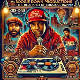 Cover art for Boogie Down Productions: The Blueprint of Conscious Rap