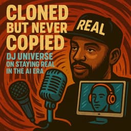 Cover art for Cloned but Never Copied: DJ Universe on Staying Real in the AI Era